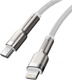 Baseus Cafule Metal USB-C to Lightning Cable 20W — 1m — White