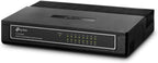 TP Link TL SF1016D 16 Port 10/100 Mbps Desktop Ethernet Switch/Hub, Ethernet Splitter, Plug & Play, No Configuration Required, Black, 16 port Fast | Desktop