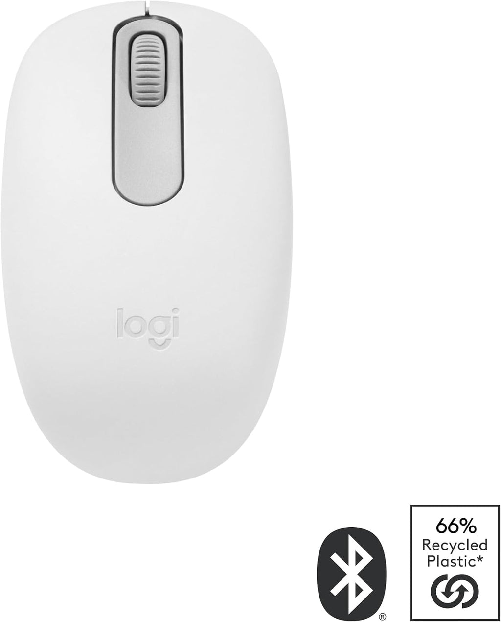 Logitech M196 Wireless Mouse — Off White