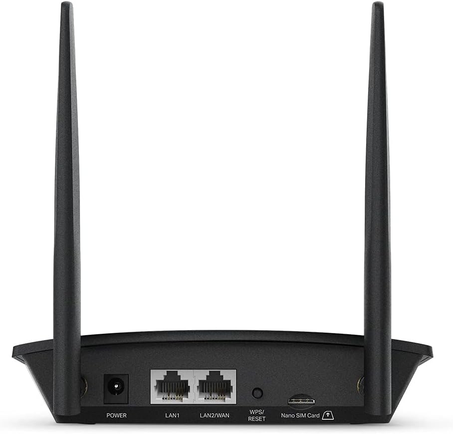 TP-Link TL-MR100 300Mbps Wireless N LTE 4G Router, Supports up to 32 Devices, Separate Guest Network, Easy Setup and Use, Encryptions for Secure Network, 4G Router with