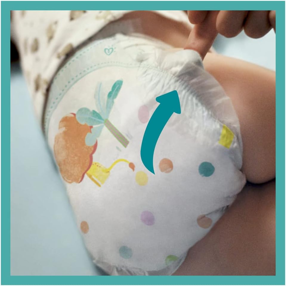 Pampers Baby Nappies Size 7 (15+ kg/33 Lb), Baby-Dry, 112 Nappies, MONTHLY SAVINGS PACK, Up To 12h Of All-Around Leakage Protection