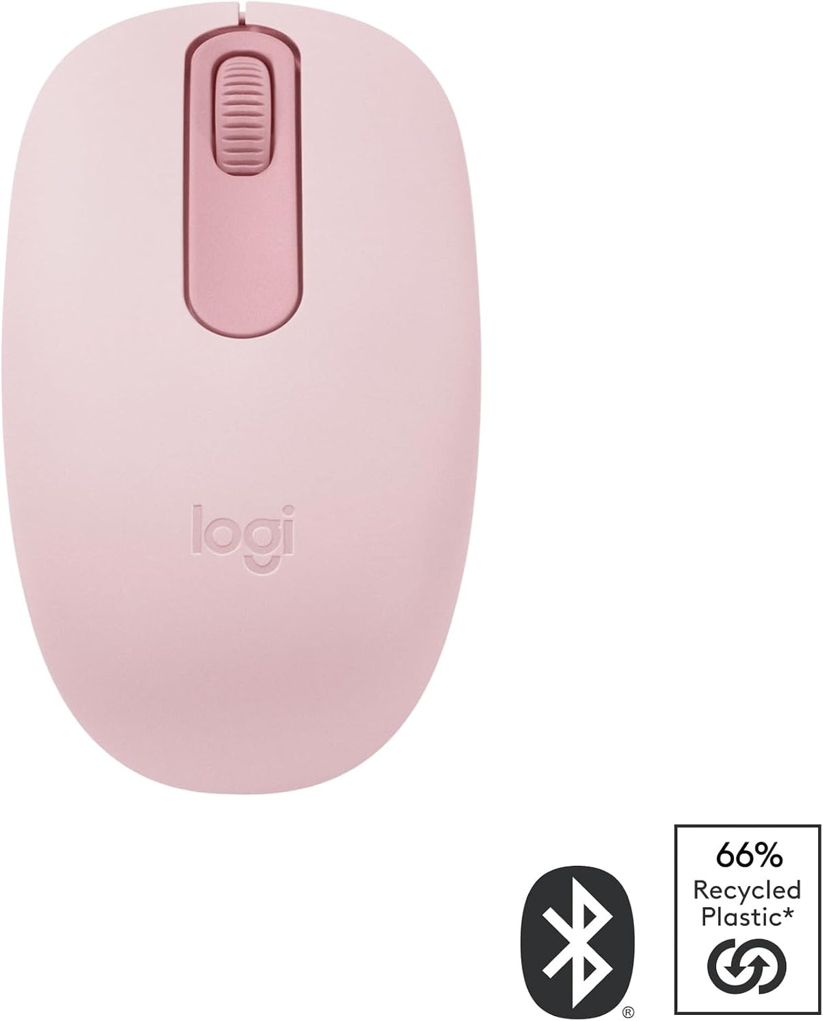 Logitech M196 Wireless Mouse — Rose