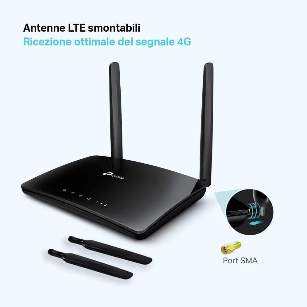 TP-Link WiFi Router 3p 10-100 4g N300