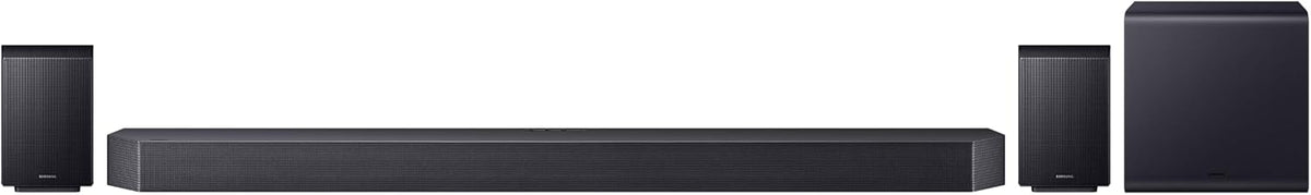 Samsung Q-Series Soundbar HW-Q990H 11.1.4ch Full Surround Subwoofer & Rear Speaker, Wireless Dolby Atmos, DTS XSpaceFit Sound Pro, Q-Symphony, Wireless TV connection, HW-Q990H/ZN (2026 - UAE Version)