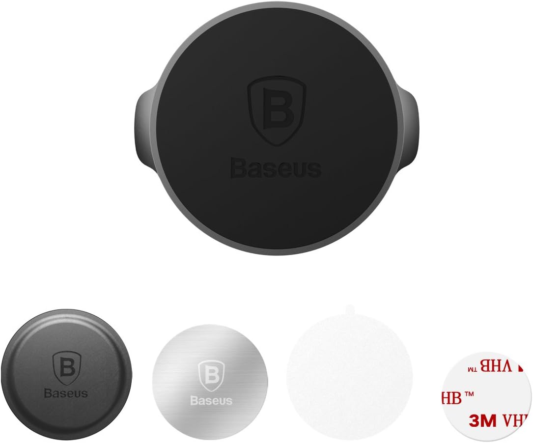 Baseus Small ears series Magnetic suction bracketBlack — Black