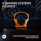 Logitech G ASTRO A50 X McLaren Edition Gaming Headset — Papaya