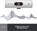 Logitech BRIO 500 Webcam — Off White