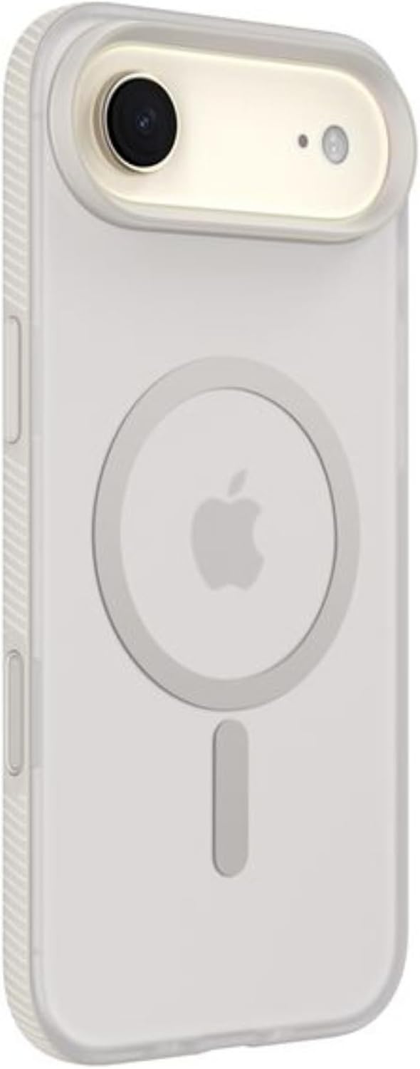 Belkin SheerForce Grip MagSafe Compatible iPhone Air Case with Slim Design & Anti-Slip Side Lines - Magnetic, Transparent, & Shockproof Protective iPhone Case - Sand