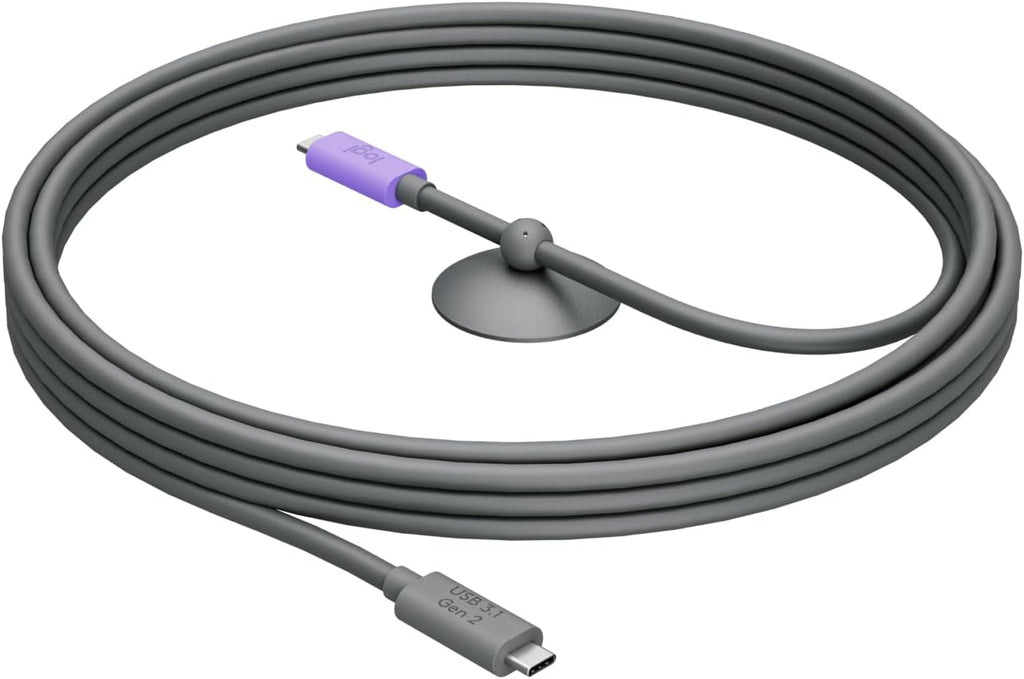 Logitech Active USB Cable for MeetUp 2 — Black