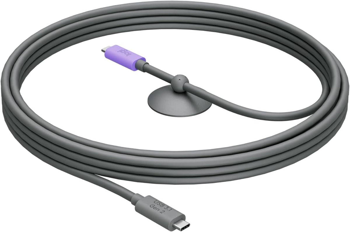 Logitech Active USB Cable for MeetUp 2 — Black