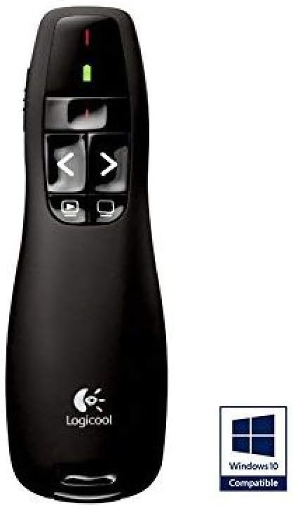Logitech R400 Presentation Remote — Black