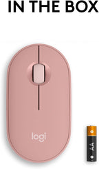 Logitech M350S Wireless Mouse — Rose
