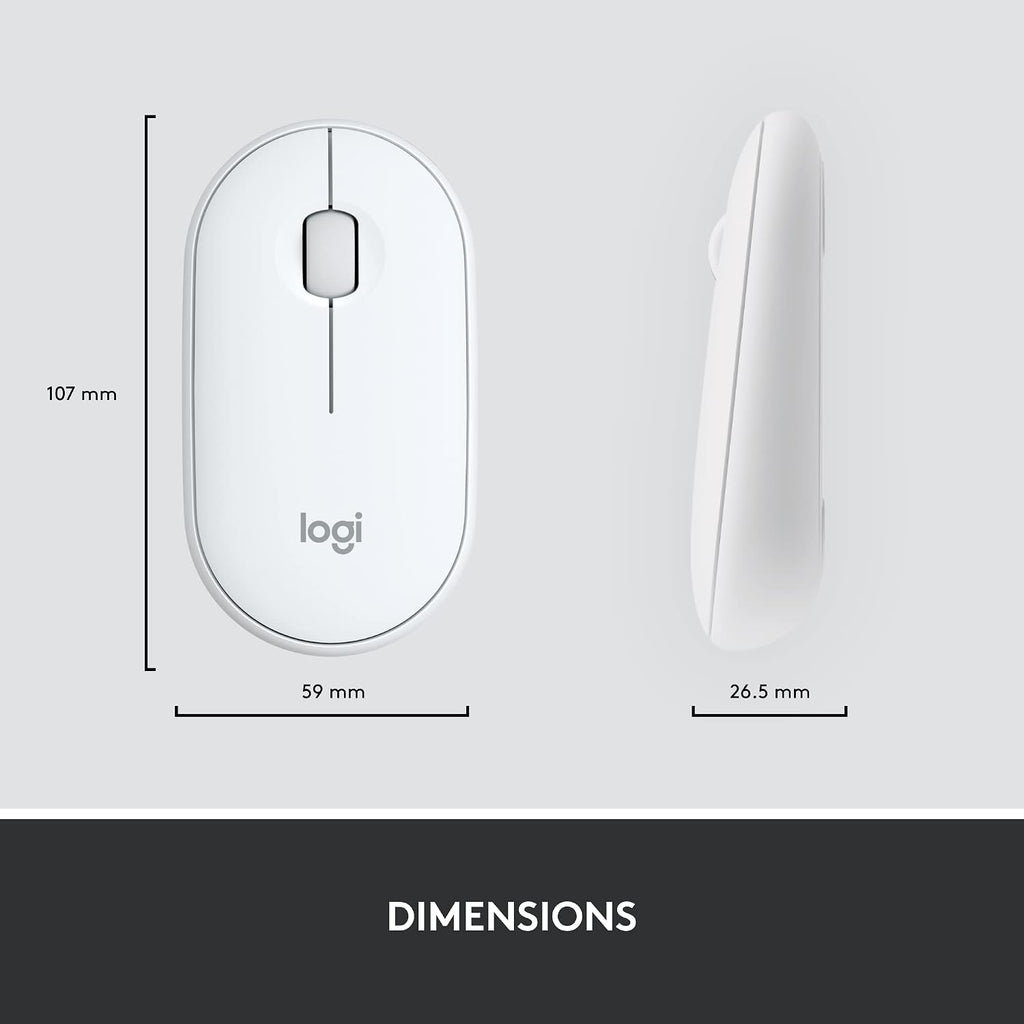 Logitech MK470 Keyboard and Mouse Combo — White