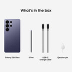 Samsung Galaxy S26 Ultra, Unlocked Android Smartphone, 256GB, Privacy Display, Galaxy AI, AI Camera, Super Fast Charging 3.0, Durable Battery, 2026, International Version, Cobalt Violet