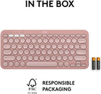 Logitech K380S Keyboard — Rose