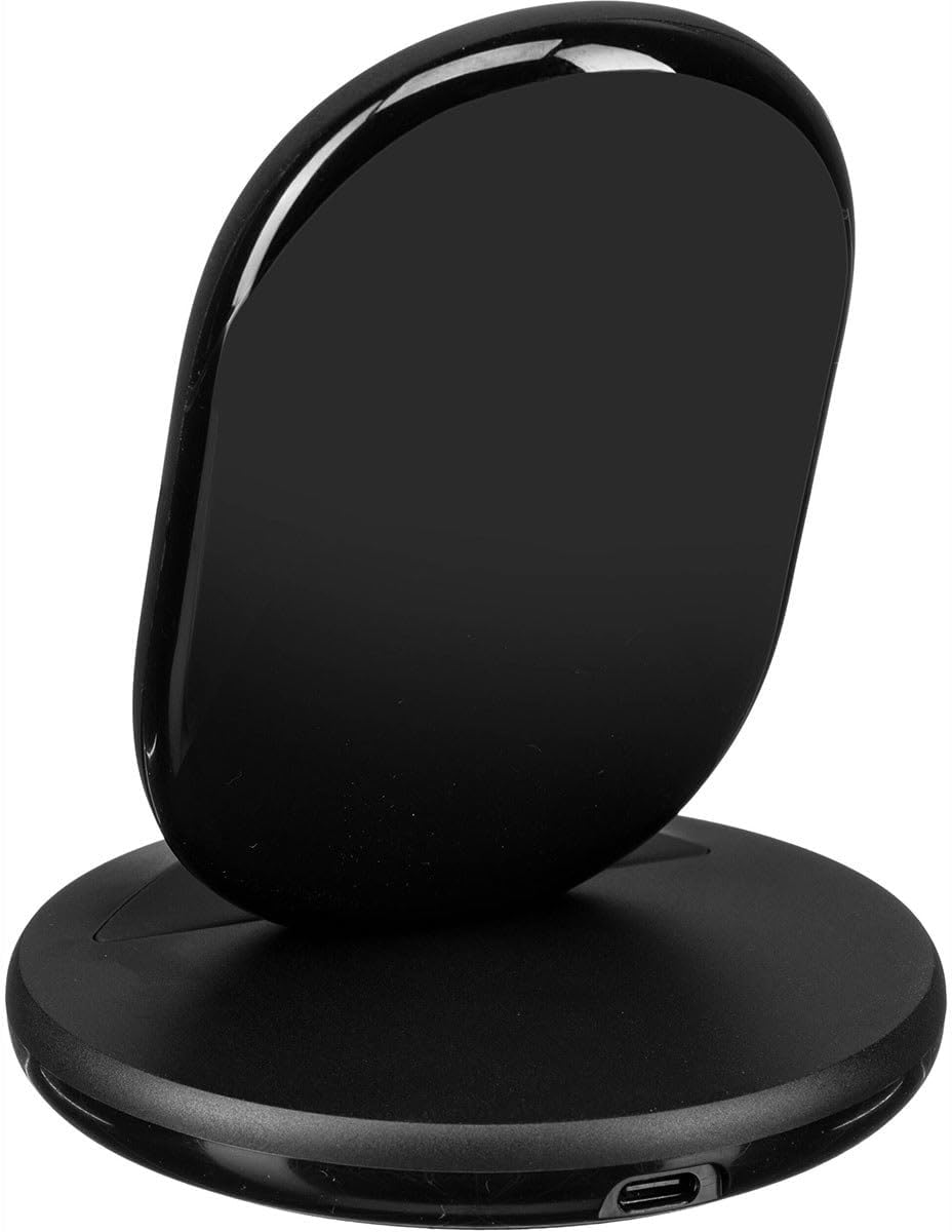 Belkin Wireless Charging Stand - 15W Qi-Certified Charger Stand for iPhone, Samsung Galaxy, Google Pixel & More - Charge While Listening to Music & Streaming (Power Supply Included)