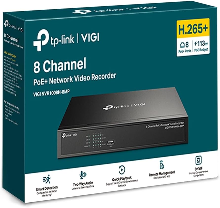 TP-Link TPLINK NVR VIGI NVR1008H-8MP NVR1008H8MP (VIGI NVR1008H-8MP)