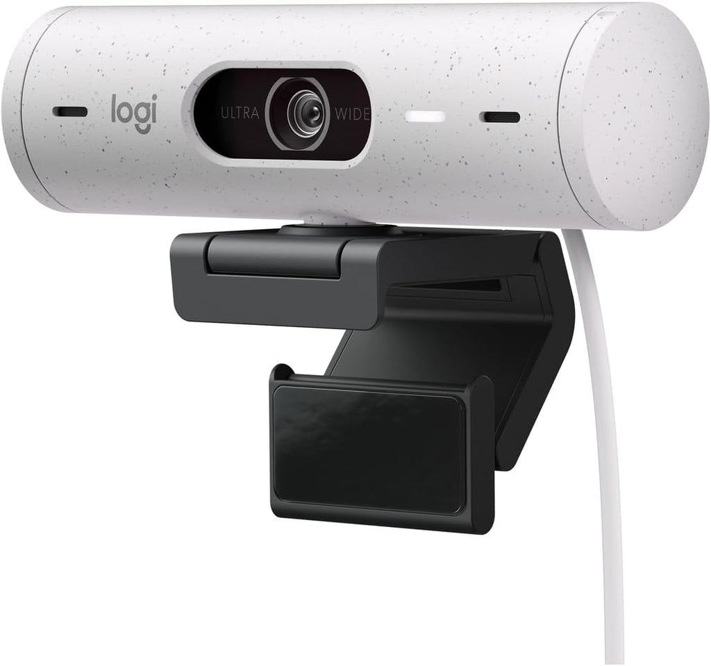 Logitech BRIO 500 Webcam — Off White