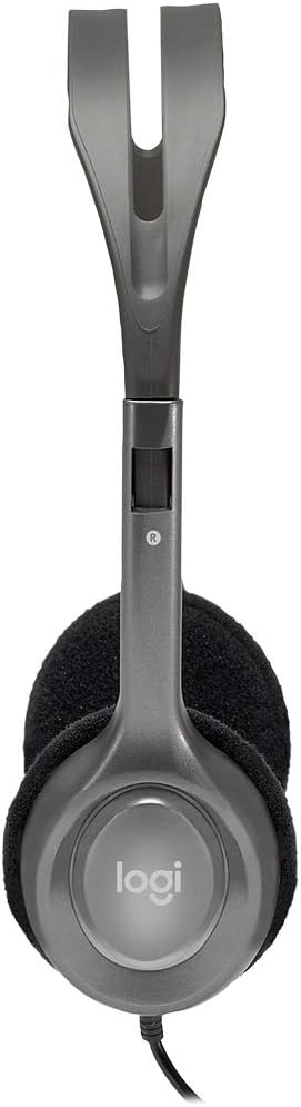 Logitech H110 Headset — Grey/Silver