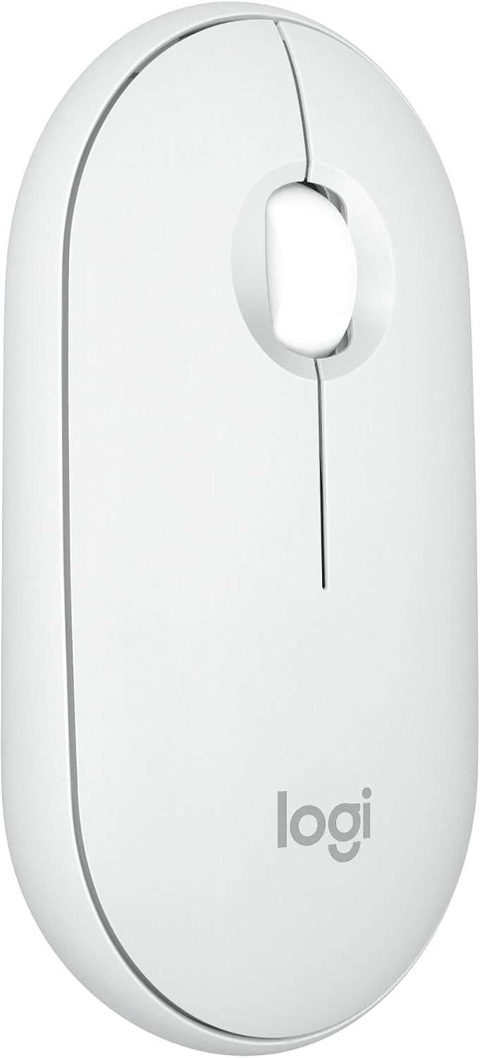Logitech M350S Wireless Mouse — White