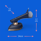 Philips OneTurn Iron & Steamer, 1800W, 45g/min Steam Rate, 90g Steam Boost — dark blue