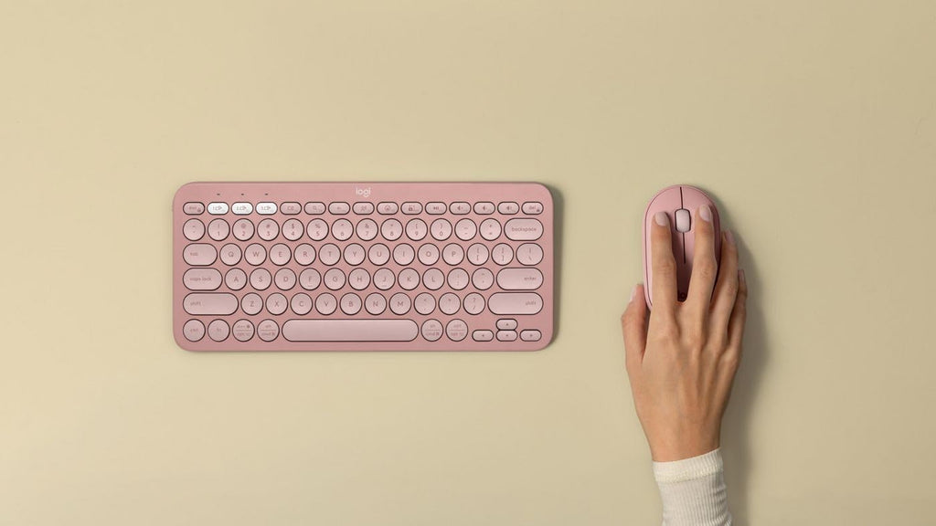 Logitech M350S Wireless Mouse — Rose