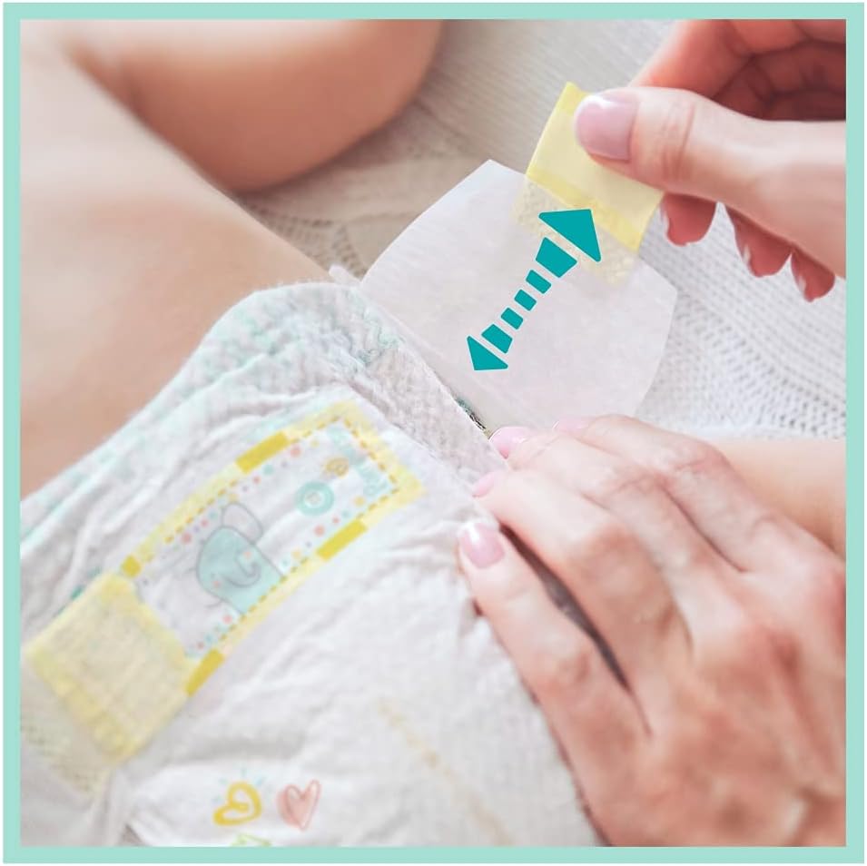 Pampers - Premium Protection Size 0, Diapers for Babies <3kg - 24 Pieces