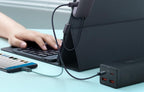 Baseus PadJoy 4-Port Type-C HUB Adapter Dark gray — Dark Grey