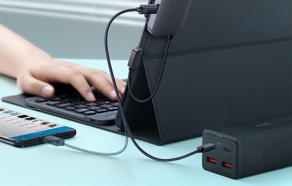 Baseus PadJoy 4-Port Type-C HUB Adapter Dark gray — Dark Grey