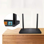 TP-Link Archer VR400-AC1200 Wireless Gigabit VDSL/ADSL Modem Router, Black