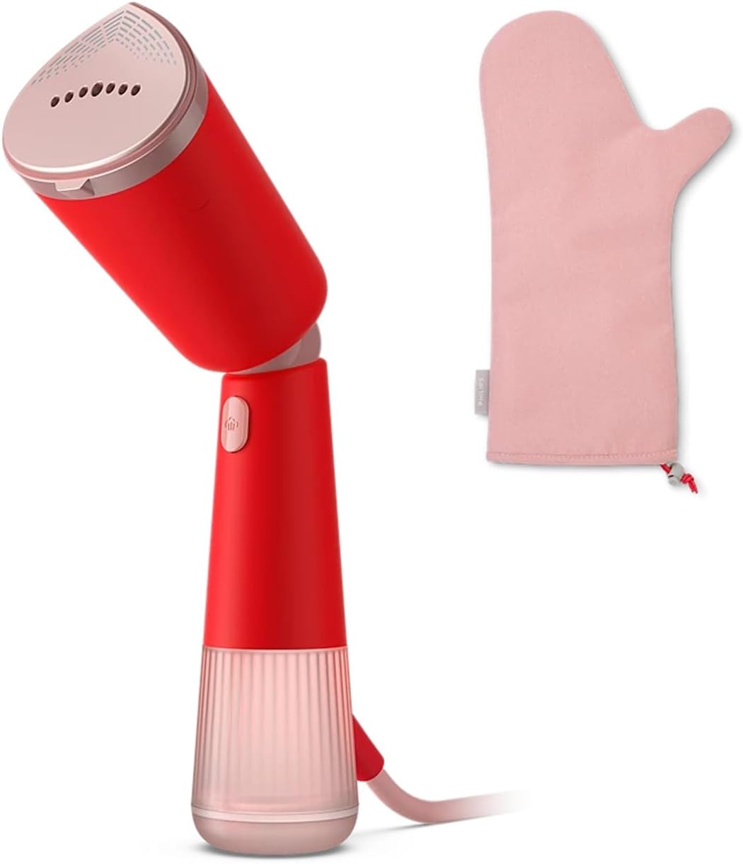 Philips 5000 Series Steamer - 35 Seconds Heating, Active Heated Steam Plate, Eco Mode, for Delicate Textiles, Steams Vertical & Horizontal, Glove & Bag, Orange/Red (STH5020/40) — Orange red