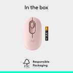 Logitech POP Mouse Wireless Mouse — Pink