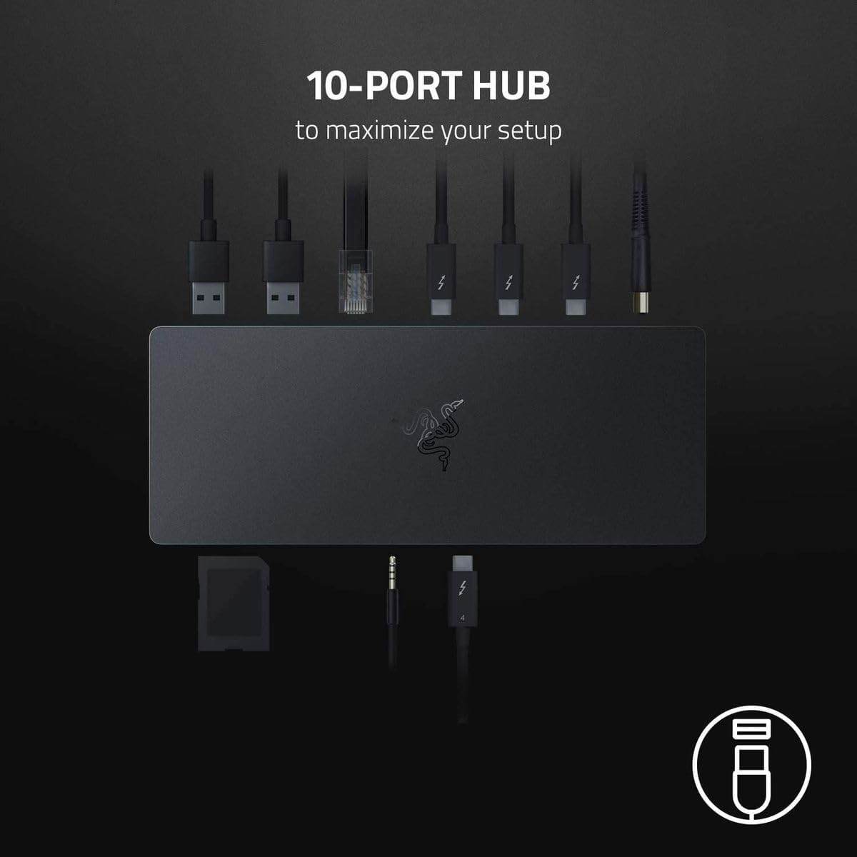 Razer Thunderbolt 4 Dock Chroma — product image 4