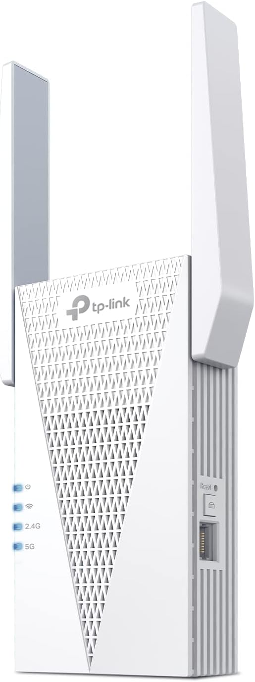 TP-Link AX3000 WiFi 6 Range Extender Signal Booster for Home(RE715X), Dual Band WiFi Repeater, Internet Extender with Gigabit Ethernet Port, Access Point, APP Setup, OneMesh Compatible
