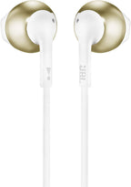 JBL Tune 205BT Wireless In-Ear Headphones — White/Gold