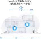 TP-Link Deco XE75 Pro AXE5400 Whole Home Tri-Band Mesh Wi-Fi 6E System, 1× 2.5 Gbps Port + 2× Gigabit Ports, AI-Driven Mesh, cover up to 2,900 ft2, Connect up to 200 devices, HomeShield, 8K, Pack of 3