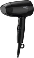 Philips Dryer Compact BHC010/13 — 1200W — DC Motor dryer — ThermoProtect and CoolShot features — Foldable handle — 3 speed settings — Black