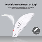 HyperX Pulsefire Haste 2 Wireless Gaming Mouse Ultra Lightweight — White — product image 5