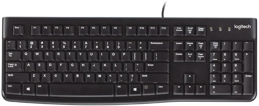 Logitech K120 Keyboard — Black