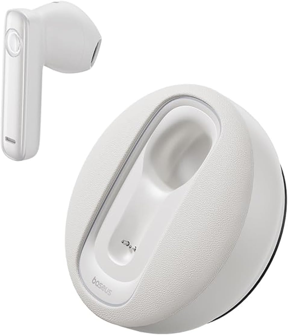Baseus C-Mic CM10 Single-Ear Wireless Headset — White