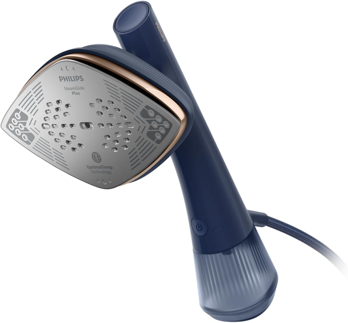 Philips OneTurn Iron & Steamer, 1800W, 45g/min Steam Rate, 90g Steam Boost — dark blue