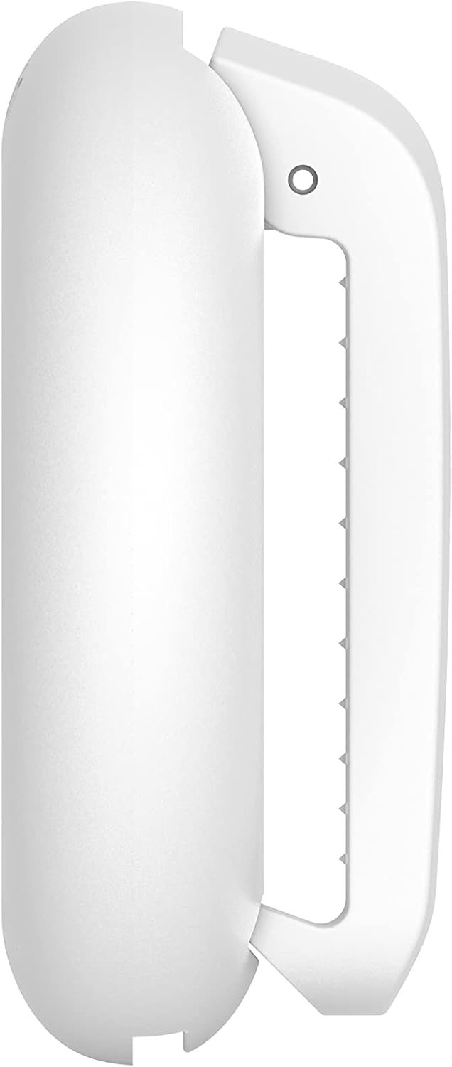 Belkin AirTag Case with Clip, Secure Holder Protective Cover Key Chain, Key Ring for Apple AirTag with Scratch Resistance Accessory – White