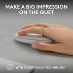 Logitech M350S Wireless Mouse — White