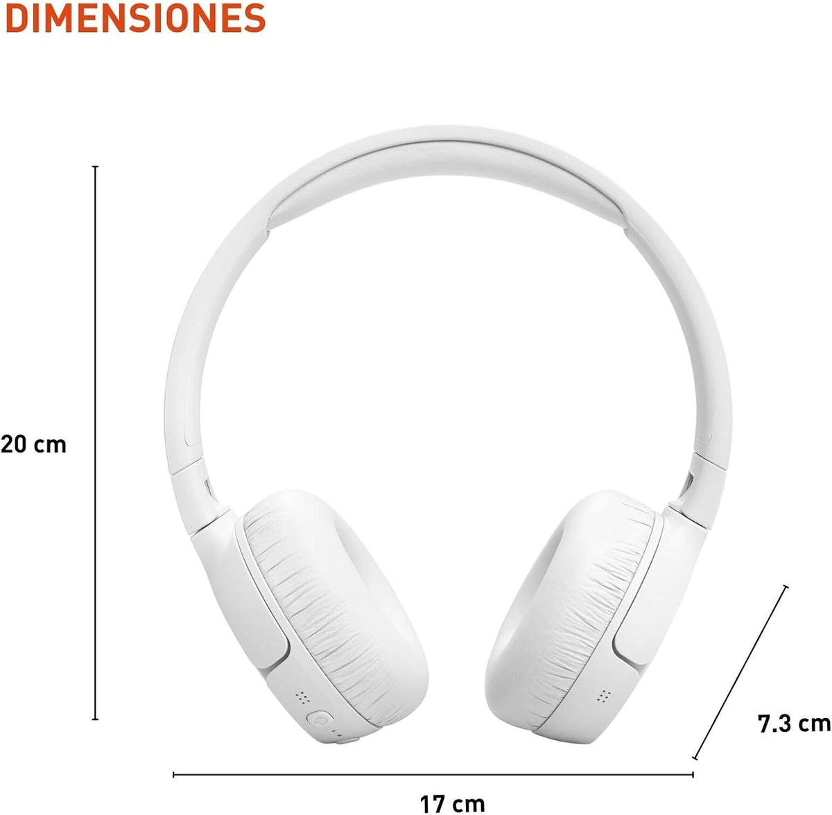 JBL Tune 670NC Wireless Noise Cancelling Headphones — White