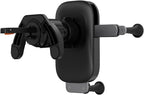 Baseus UltraControl Mega Series Car Phone Holder for Air Vent, Adaptive Clamp Arms, Secure Placement, Upgraded Tail Hook Car Phone Mount — Black
