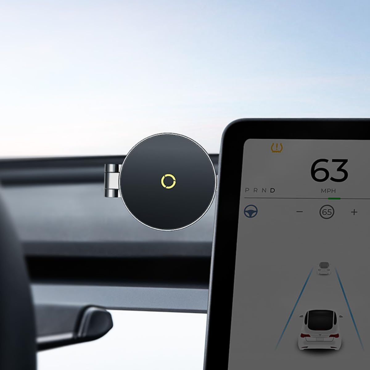 Baseus MagPro Magnetic Car Phone Holder | Powerful MagSafe-Compatible Car Mount — 360°-Foldable-MagPro — Black