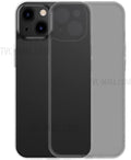 Baseus Frosted Glass Protective Case For iP13 6.1inch 2021 Black