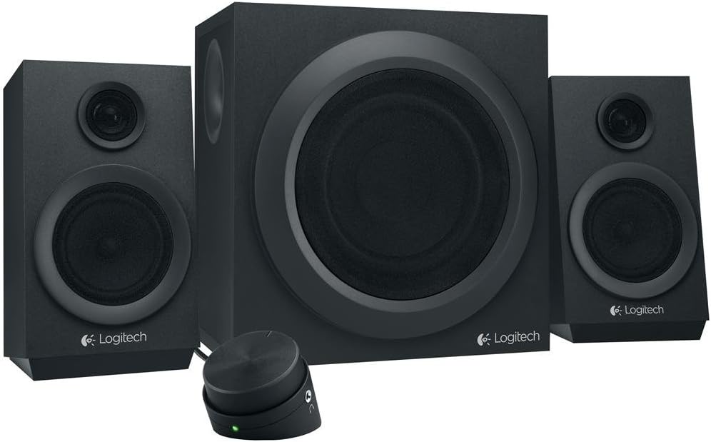 Logitech Z333 Speakers — UK Plug — Black