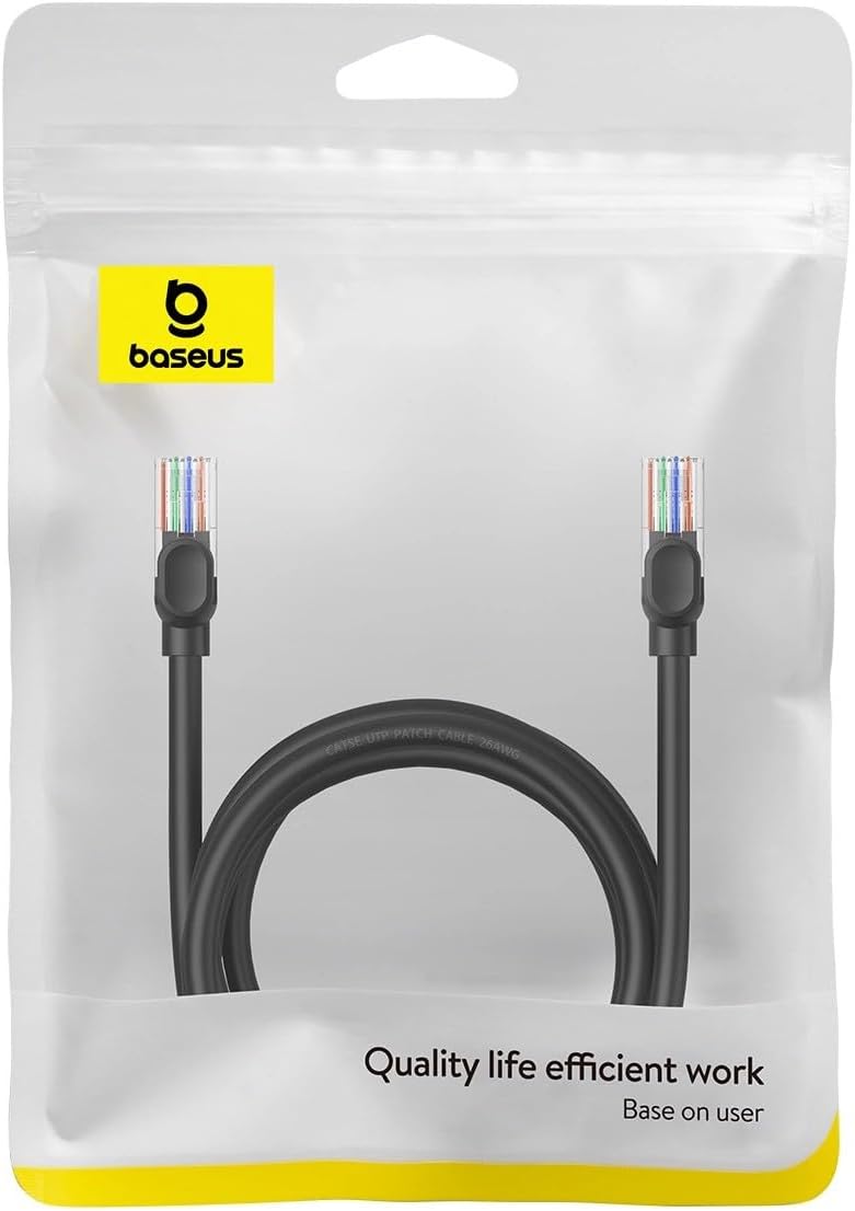 Baseus CAT5 Ethernet Cable — 2m — Black