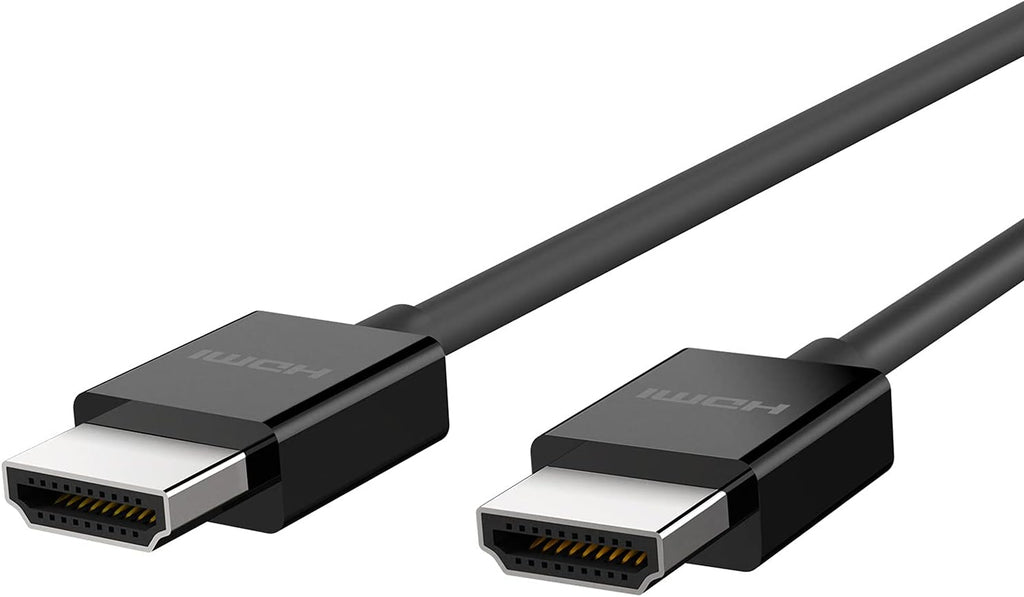 Belkin Ultra High Speed Premium HDMI 2.1 Cable, 4K/ Dolby Vision HDR, Optimal Viewing For Apple TV, 2m/ 6.6ft Black, AV10175bt2MBKV2